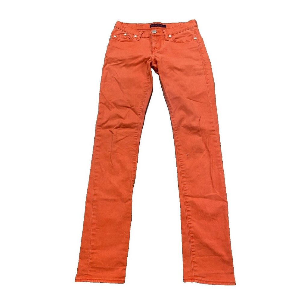 Rock & Republic Orange Straight Jeans Size 2 2248